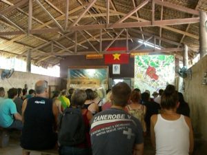 Filmvorführung in Cu Chi