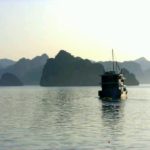 Boot in der Halong Bay