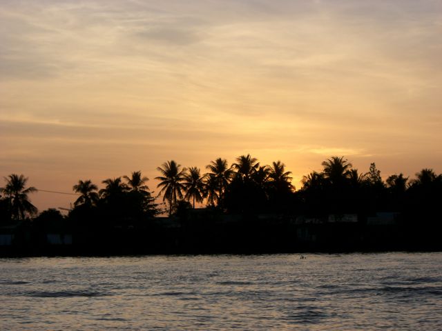 Sonnenaufgang Mekong Delta